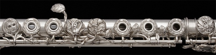 John Lunn Flute Made with Nechamkin Small Tools